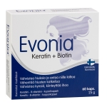 Витамины для волос Evonia Keratin + Biotin 60 шт