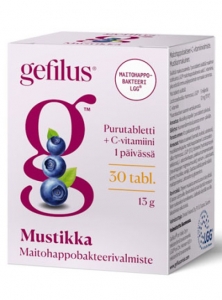 Молочнокислые бактерии черника Gefilus 30 шт