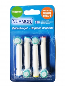 Запасные насадки для зубных щеток NURMON Oral-B/Braun ― Интернет-магазин LapsiShop
