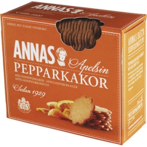 Печенье имбирное с апельсином Annas 300 г 