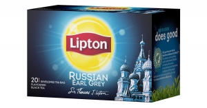 Чай чёрный Lipton Russian Earl Gray 20 пакетов