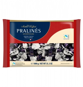 Шоколадные конфеты Pralines Milk Chocolate Milk Cream & Cereals Maître Truffout 1000 гр