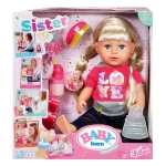 Кукла интерактивная Baby born Сестричка 43 см
