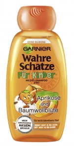 Шампунь детский 2в1 без силикона абрикос Garnier 250 мл