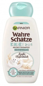 Шампунь детский 2в1 без силикона c овсяным молоком Garnier 250 мл