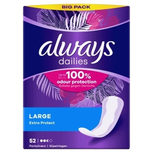 Прокладки ежедневные Always Large 52 шт