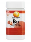 Витамин B12 + фолиевая кислота, вкус клубника 1000 мкг Sana-Sol 90 штук