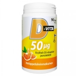 D-Vita 50 мкг красный апельсин 90 таблеток