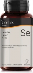 Селен 50 мг Bertils 200 шт