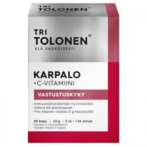 Клюква + витамин С Tri Tolonen 60 шт