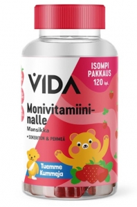 Мультивитамины клубника Vida 120 штук 240 гр