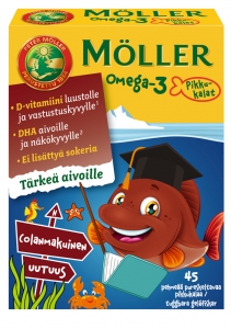 MÖLLER Omega-3+D3 вкус колы 45 штук