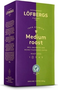 Кофе молотый Löfbergs Medium roast 500 гр