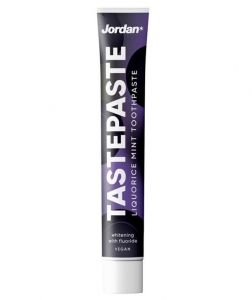 Зубная паста отбеливающая с фтором вкус лакрица с мятой Jordan Tastepaste 50 мл