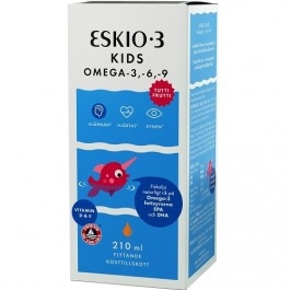 Рыбий жир Omega 3-6-9 + D3 Eskio 210 мл