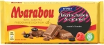Шоколад молочный лакрица малина и карамель Marabou 185 гр