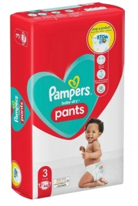 Подгузники трусики Pampers Baby Dry размер 3 6-11 кг 44 шт