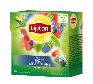 Чай зелёный с годжи и черникой Lipton 20 шт
