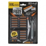 Станок для бритья + лезвия Body-X Fuze Men 