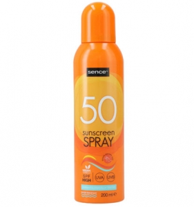 Солнцезащитный спрей Sence Sunscreen SPF 50 200 мл