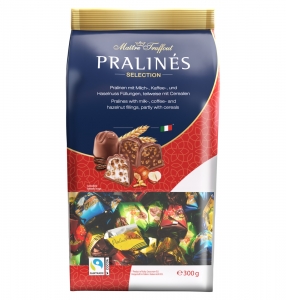Шоколадные конфеты пралине ассорти Maître Truffout 300 гр