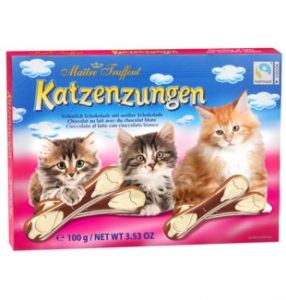 Шоколад молочный и белый Catfingers Maître Truffout 100 гр
