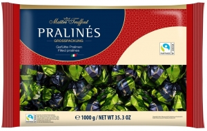 Шоколадные конфеты Pralines Milk Chocolate Hazelnut & Cereals Maître Truffout 1000 гр