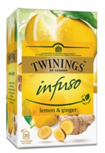Чай Twinings TeaInfuso Lemon & Ginger 25 пакетов